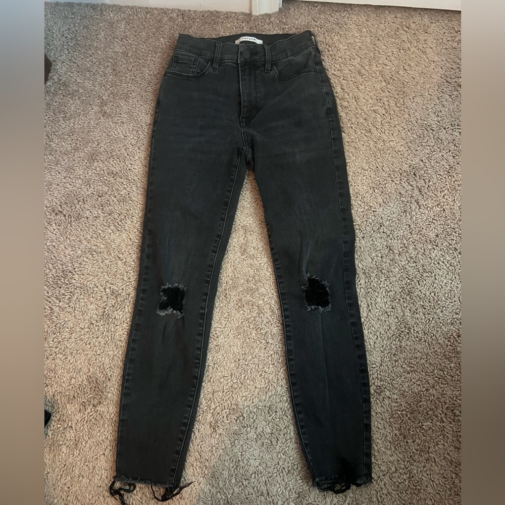 PacSun Black Ripped Skinny Jeans